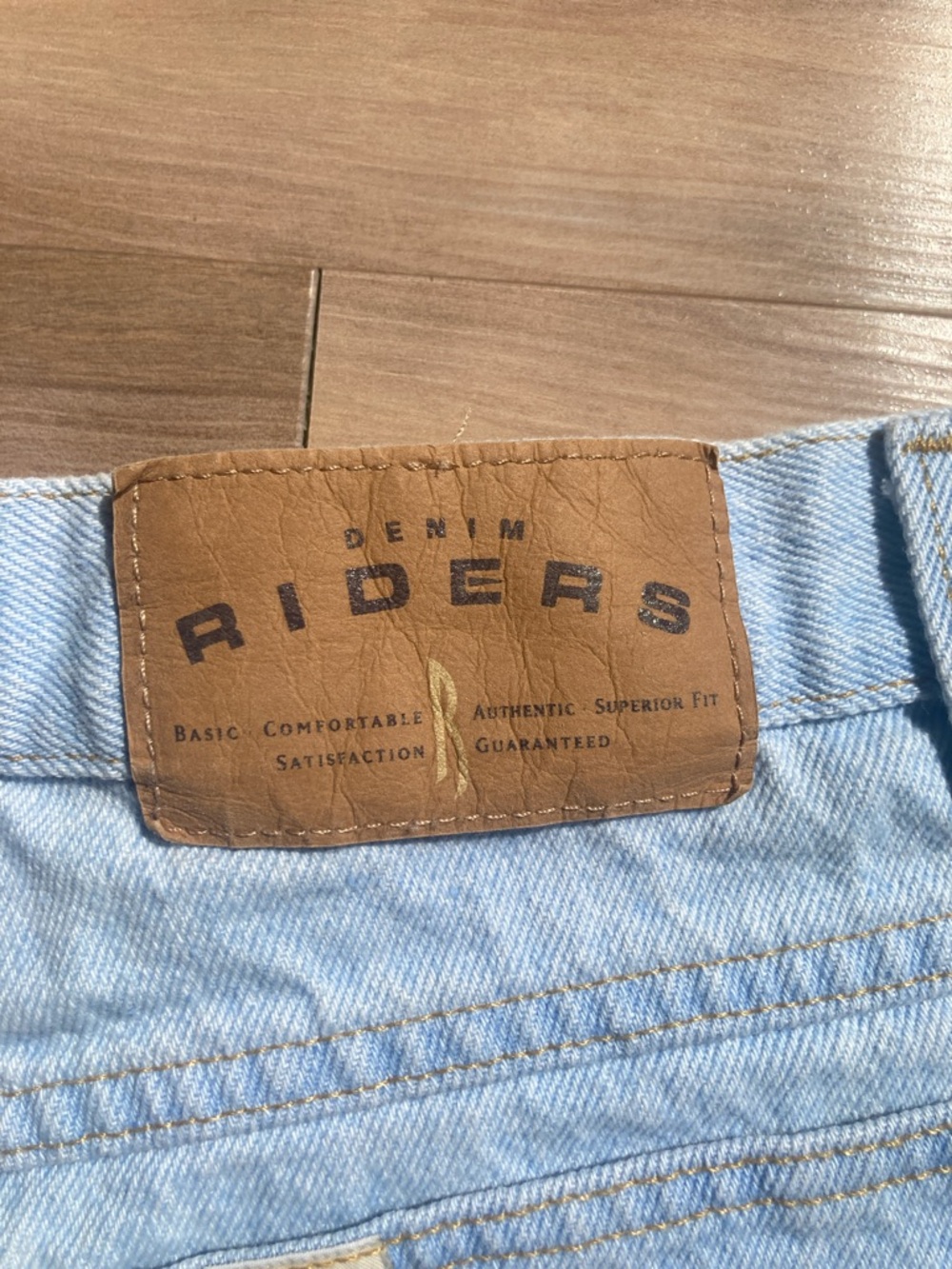 Vintage Riders jean short cotton denim short men’s - Picture 10 of 14